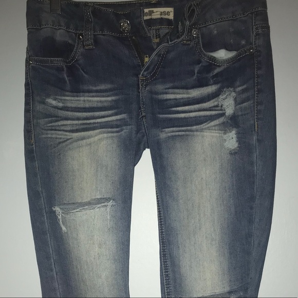 Dollhouse Distressed Jeans - Picture 2 of 4